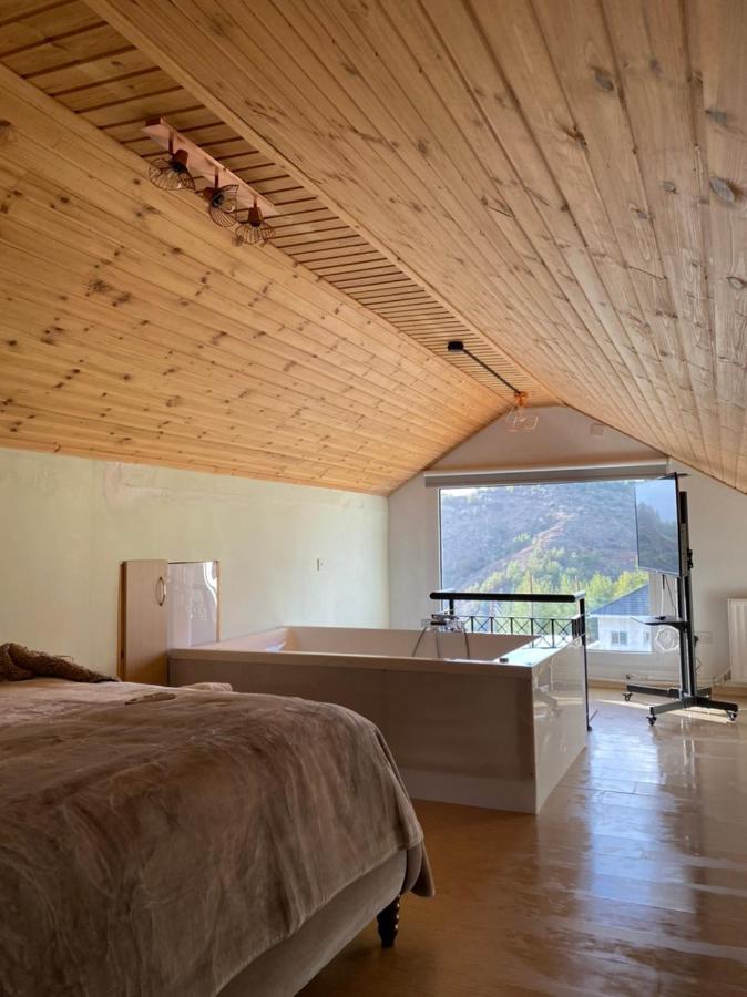 Aprosmeno Jacuzzi House 2 Lägenhet Agros Exteriör bild